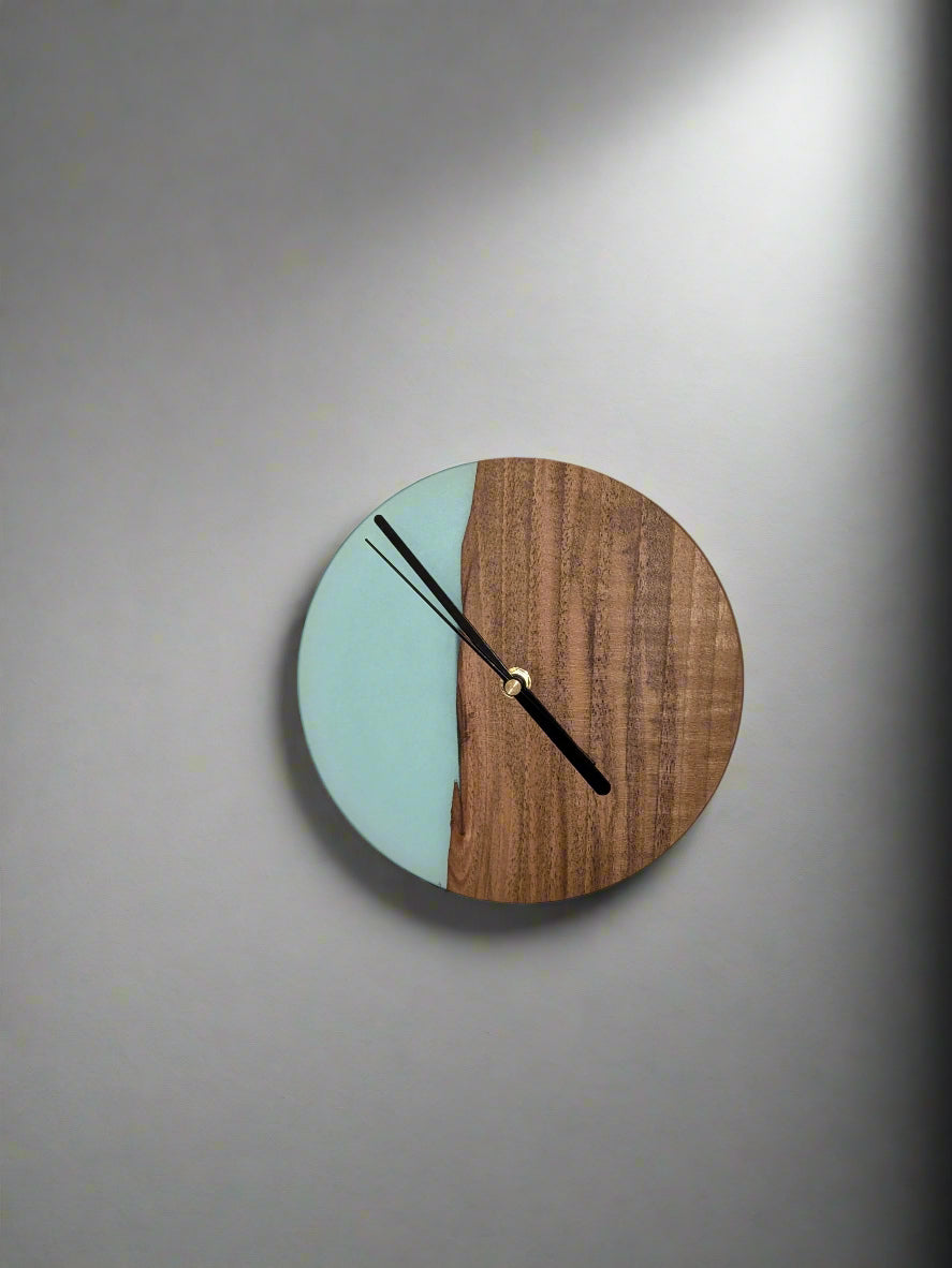 Maple Resin Clock