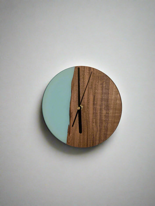 Maple Resin Clock